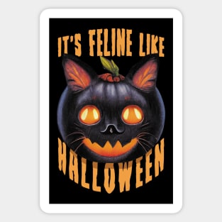 It's FELINE Like Halloween Sticker